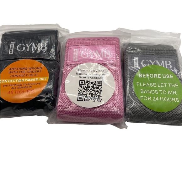 NWT GYMB resistant bands, fabric X3 - Picture 1 of 5